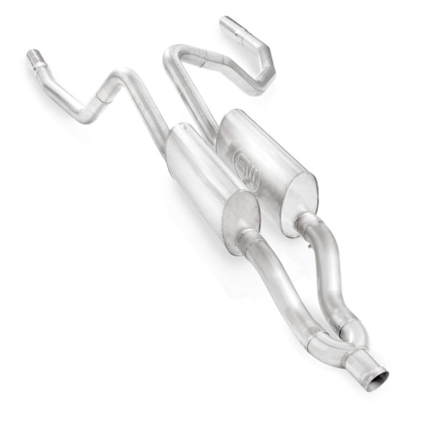 Stainless Works RAM09CBY-C 2009-16 Dodge Ram 5.7L Truck Exhaust 3in Y-Pipe Chambered Mufflers Under Bumper Exit