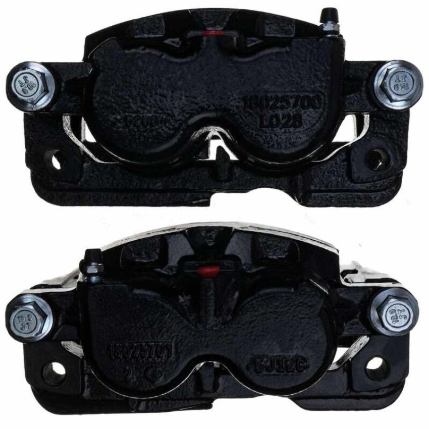 PowerStop S4728BLK Black Powder Coated Calipers
