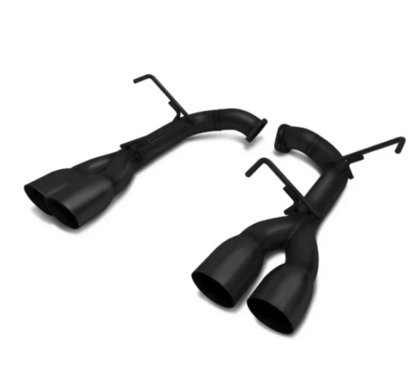 BLOX Racing BXEX-51106-BK 2022+ WRX Muffler Delete / Axle Back Single Wall 4in - Matte Black Tips