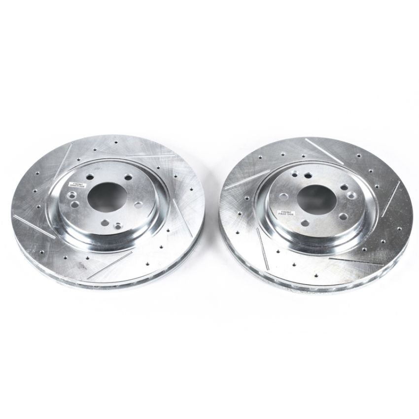 PowerStop EBR682XPR PowerStop Evolution Performance Drilled, Slotted & Plated Brake Rotor Pair