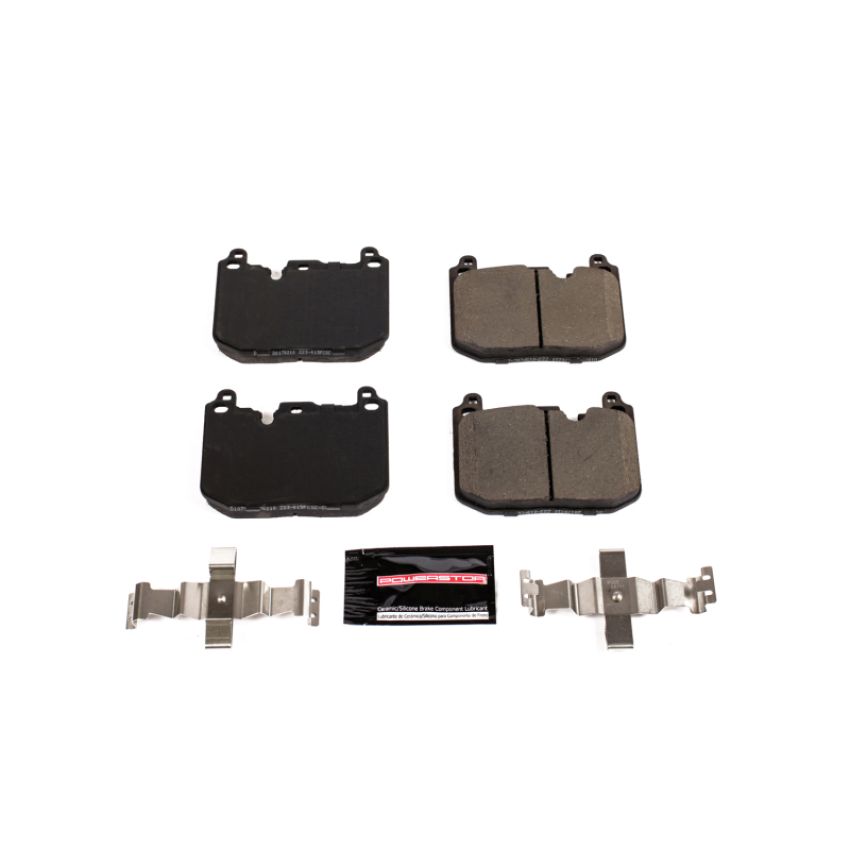 PowerStop Z23-1875 PowerStop - Z23 Daily Driver Carbon-Fiber Ceramic Brake Pads with Hardware Kit