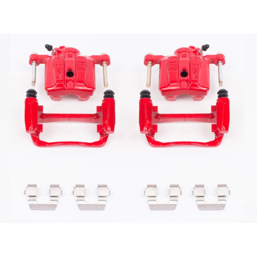 PowerStop S1518 Red Powder Coated Calipers