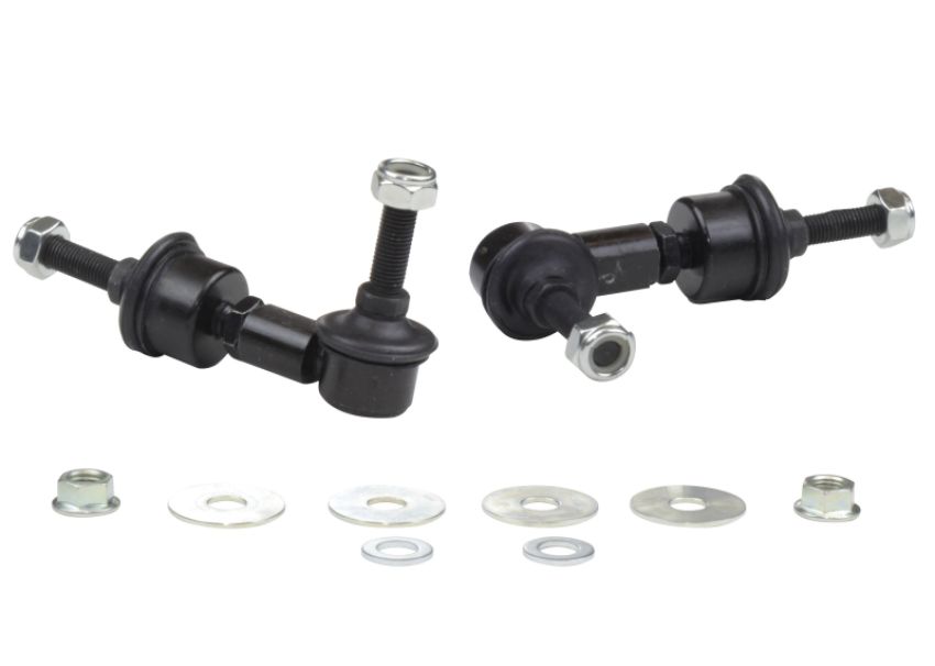 Whiteline KLC157 5/05+ Ford Focus / 04+ Mazda 3 BK Rear Swaybar Link Kit H/Duty Adj Steel Ball