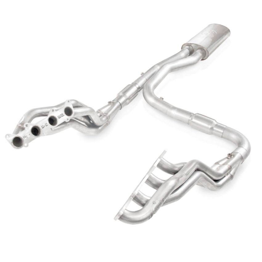 Stainless Works FT11HCAT 2011-14 F-150 5.0L 1-7/8in Primaries 3in High-Flow Cats X-Pipe