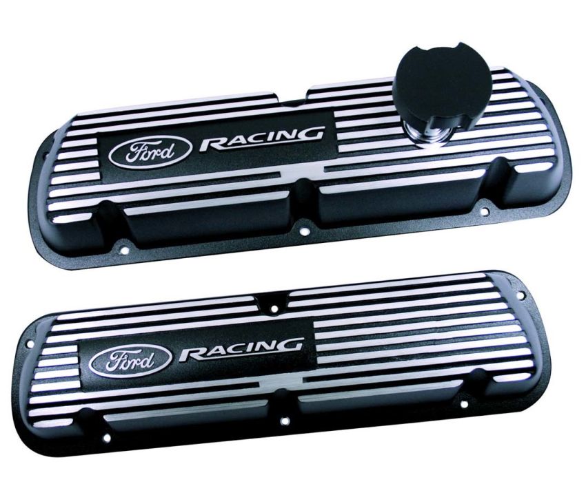 Ford Racing M-6000-J302R Black Satin Valve Covers