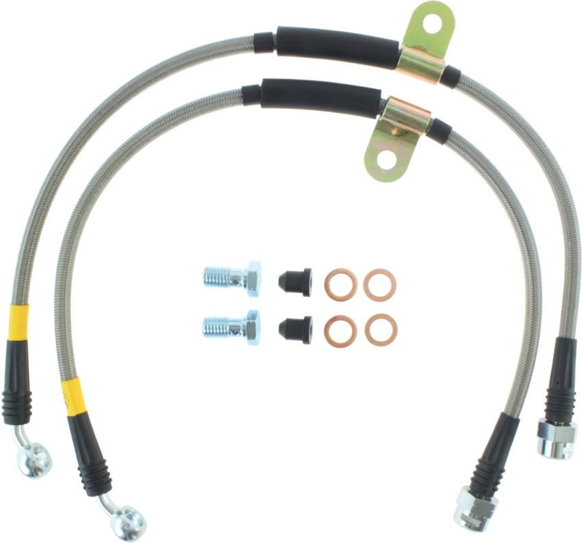Stoptech 950.66002 07-08 Cadillac Escalade Stainless Steel Front Brake Lines