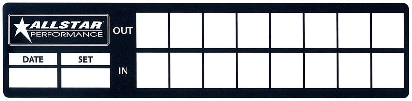 ALLSTAR PERFORMANCE ALL047-40 Tire Log Decals 40pk