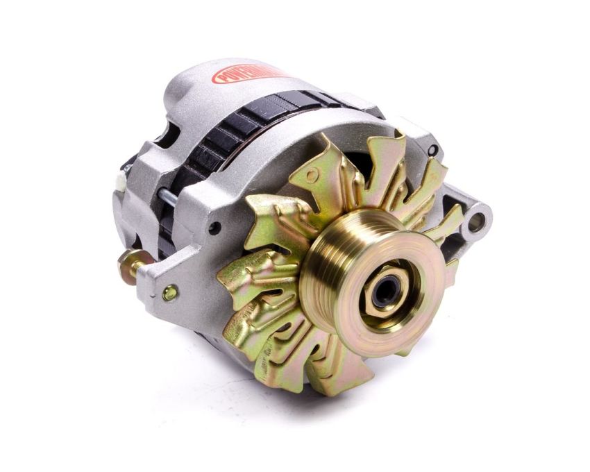 POWERMASTER PWM478028 140 Amp XS Small GM Alternator Natural Finis