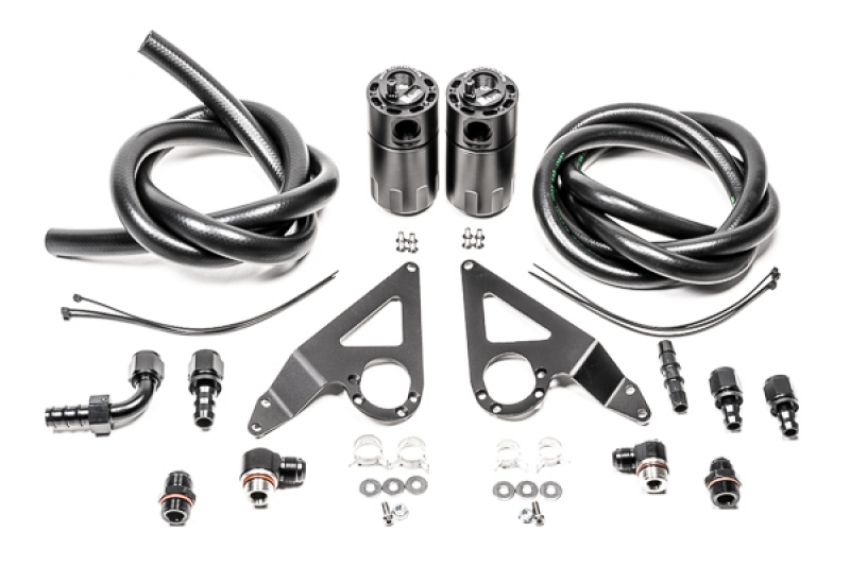 Radium Engineering 20-0913-FL DUAL CATCH CAN KIT, 2022+ BRZ/GR86, FLUID LOCK