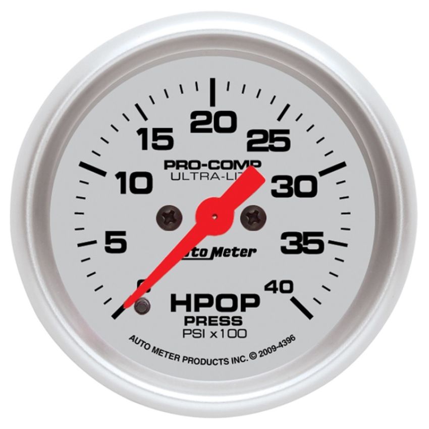 AutoMeter 4396 GAUGE, HIGH PRESS OIL PUMP, 2 1/16