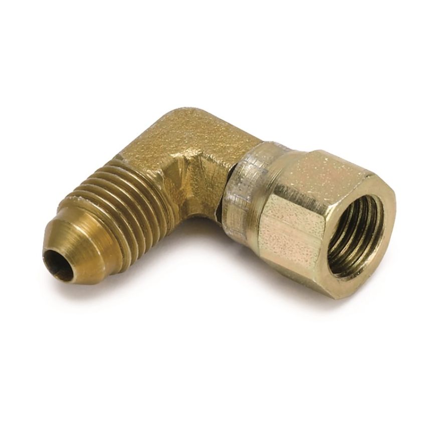 AutoMeter 3274 FITTING, ADAPTER, 90?, -4AN FEMALE TO -4AN MALE, STEEL