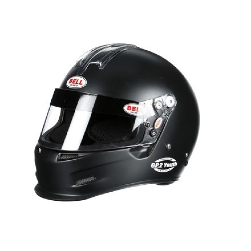 BELL HELMETS BEL1425013 GP2 Youth Helmet Flat Black 2XS SFI24.1-15
