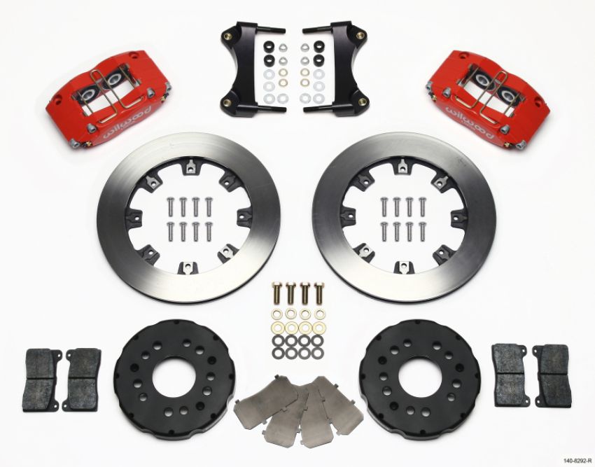 Wilwood 140-8292-R Dynapro Radial Front Kit 12.19in Red 95-99 Mitsubishi Eclipse (*Line Kit Needed*)