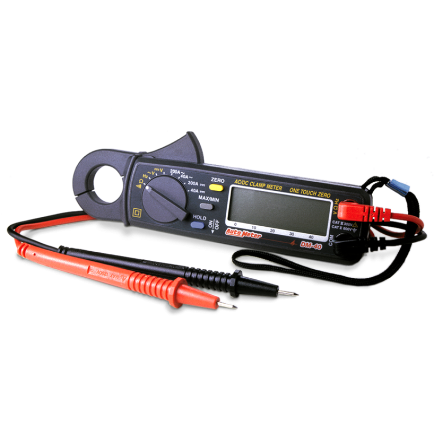 AutoMeter DM-40 AC/DC CURRENT CLAMP METER