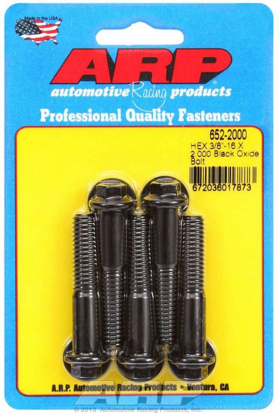 ARP ARP652-2000 Bolt Kit - 6pt. (5) 3/8-16 x 2.000