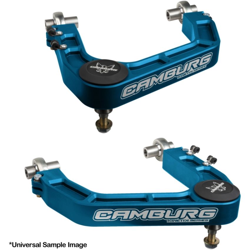 Camburg CAM-110250-BLU 19-23 Ford Ranger KINETIK Performance Billet Uniball Upper Arms - Blue