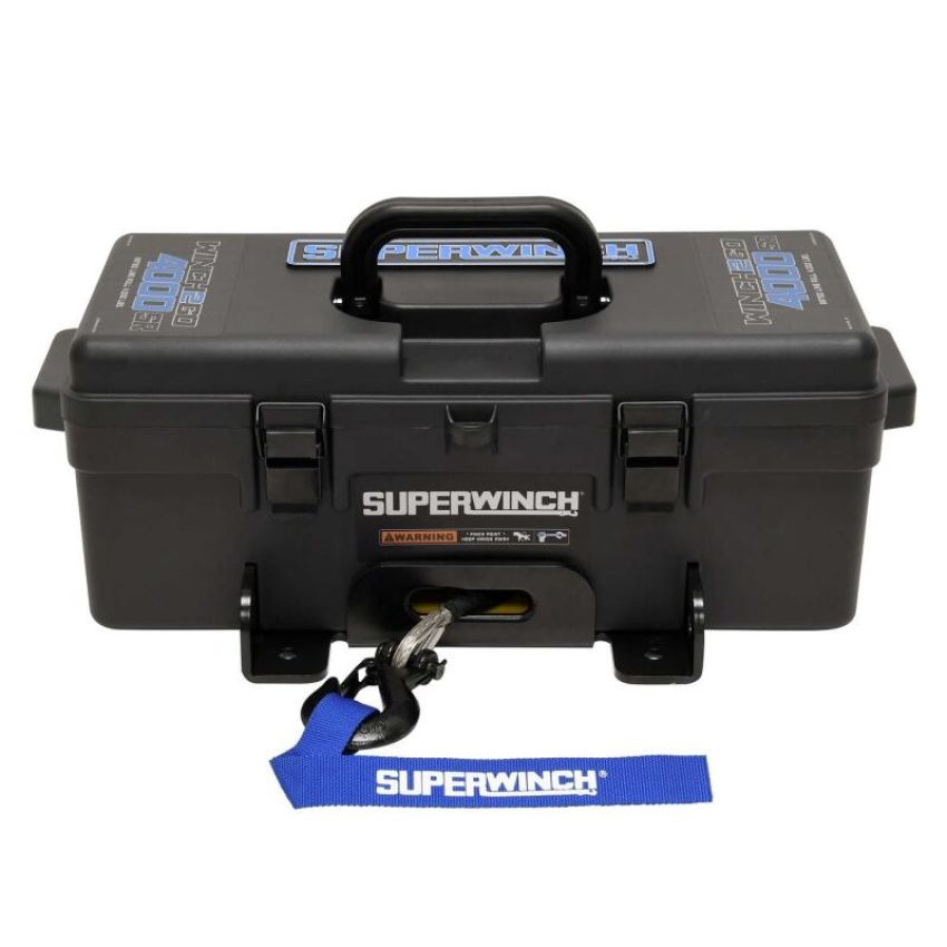 Superwinch 1140232 4000 LBS 12V DC 3/16in x 50ft Synthetic Rope Winch2Go