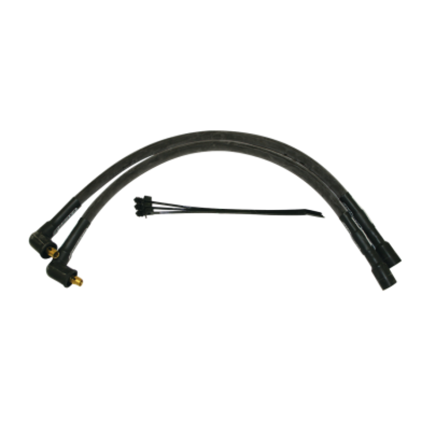 Moroso 28315 97-98 Harley-Davidson FLT/FLHT/FLHR/FLTR Sleeved Ultra 40 Wire Set - Black