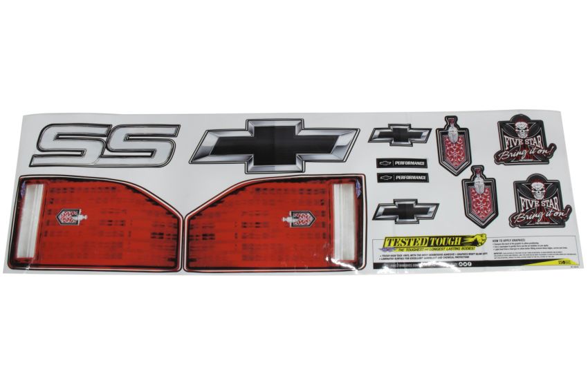 FIVESTAR FIV021-450-ID Taillight Graphics MD3 88 Chevy Monte Carlo
