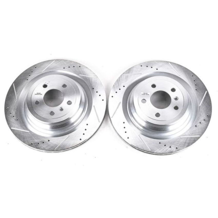PowerStop EBR1600XPR PowerStop Evolution Performance Drilled, Slotted & Plated Brake Rotor Pair
