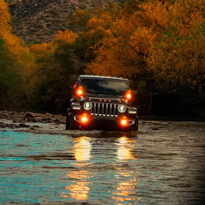 ARB V3JW2KASO Jeep JL/JT Nacho SAE Only Amber Plug N Play Fog Light Kit (Bumper Kit)