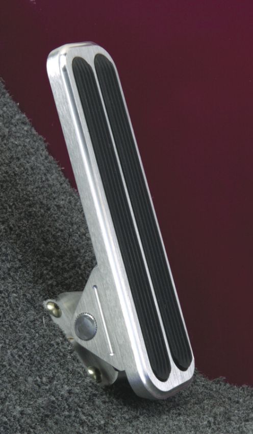 LOKAR LOKFMG-6098 Eliminator Floor Mt Gas Pedal Billet w/Rubber