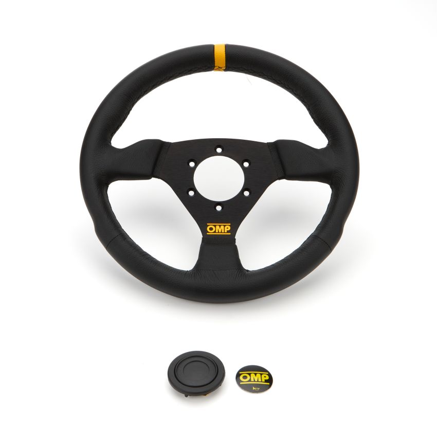 OMP RACING, INC. OMPOD0-1976-071 Trecento 300mm Steering Wheel Black Leather
