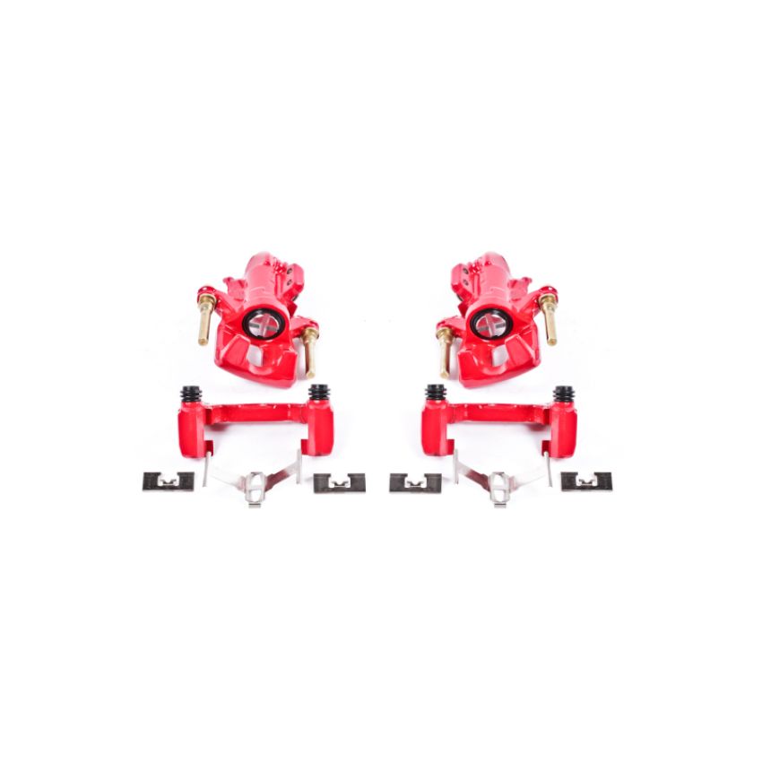 PowerStop S1556 Red Powder Coated Calipers