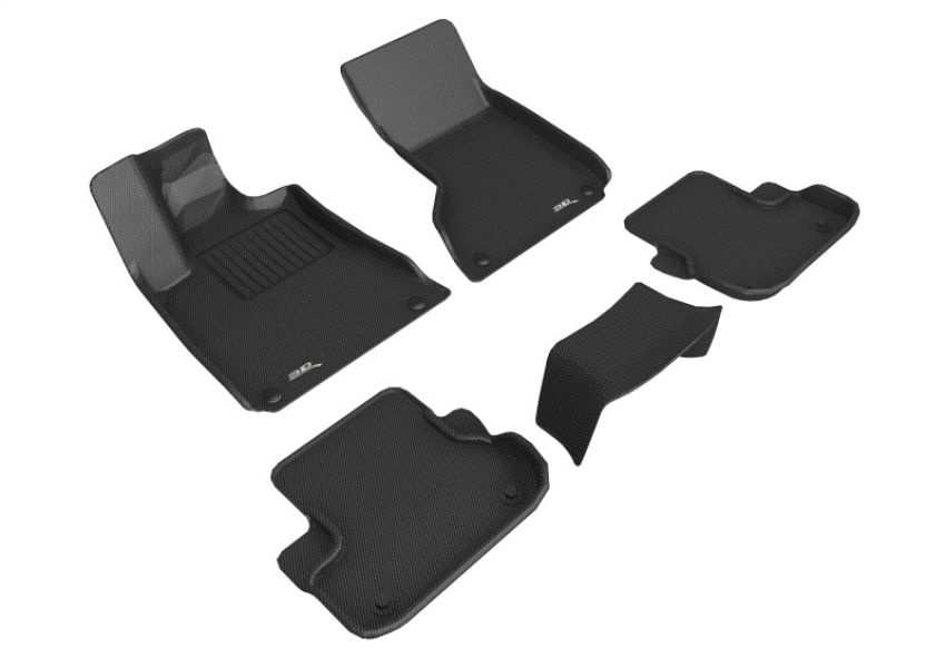 3D MAXpider L1MR00701509 13-18 Maserati Ghibli Kagu Floor Mat- Black R1 R2