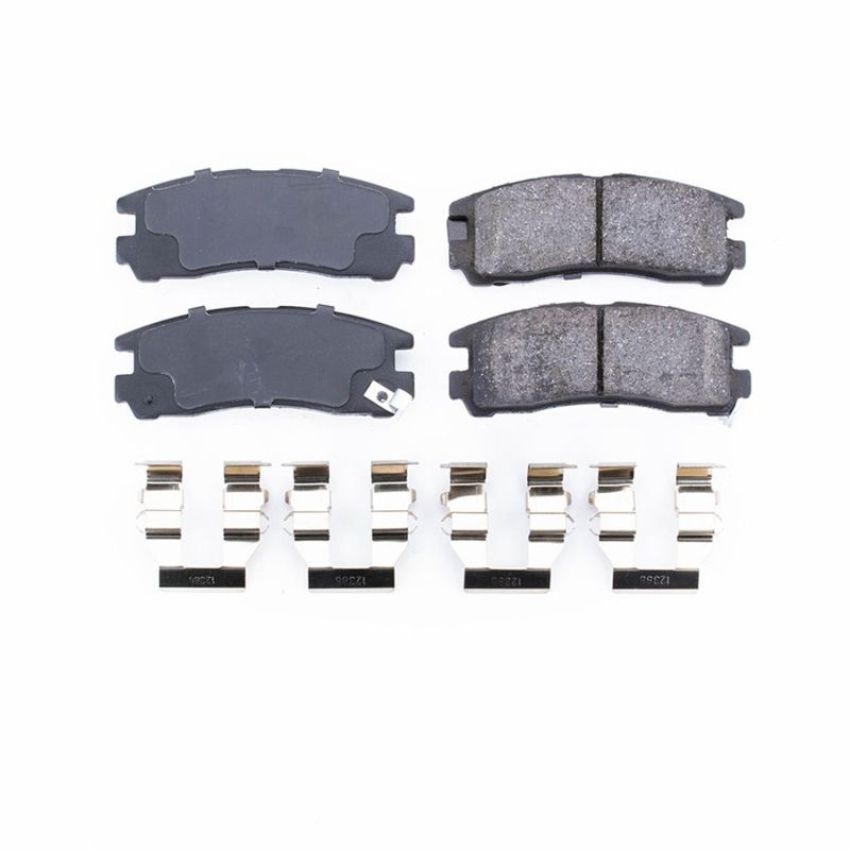 PowerStop 17-383 PowerStop - Z17 Low-Dust Ceramic Brake Pads with Hardware