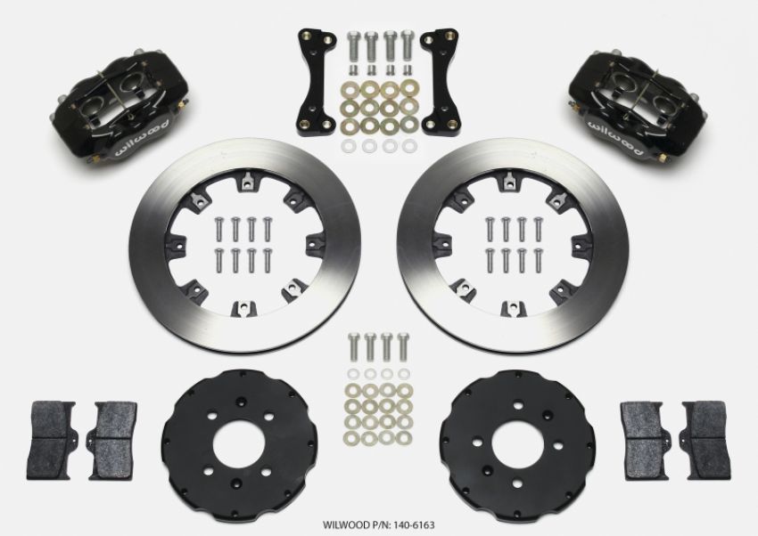 Wilwood 140-6163 Forged Dynalite Front Hat Kit 12.19in 94-01 Honda/Acura w/262mm Disc