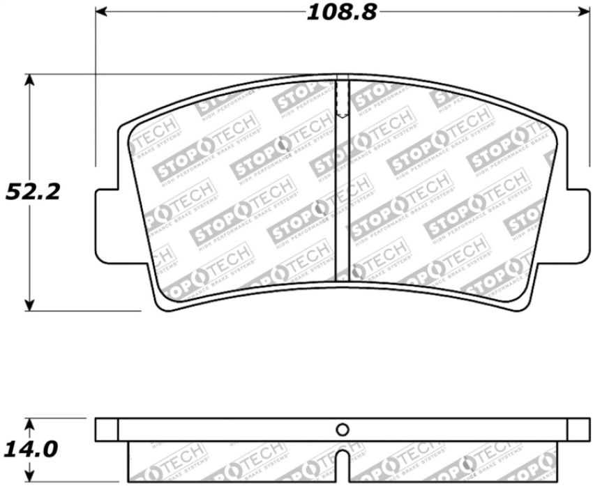 Stoptech 309.00760 Performance Brake Pads