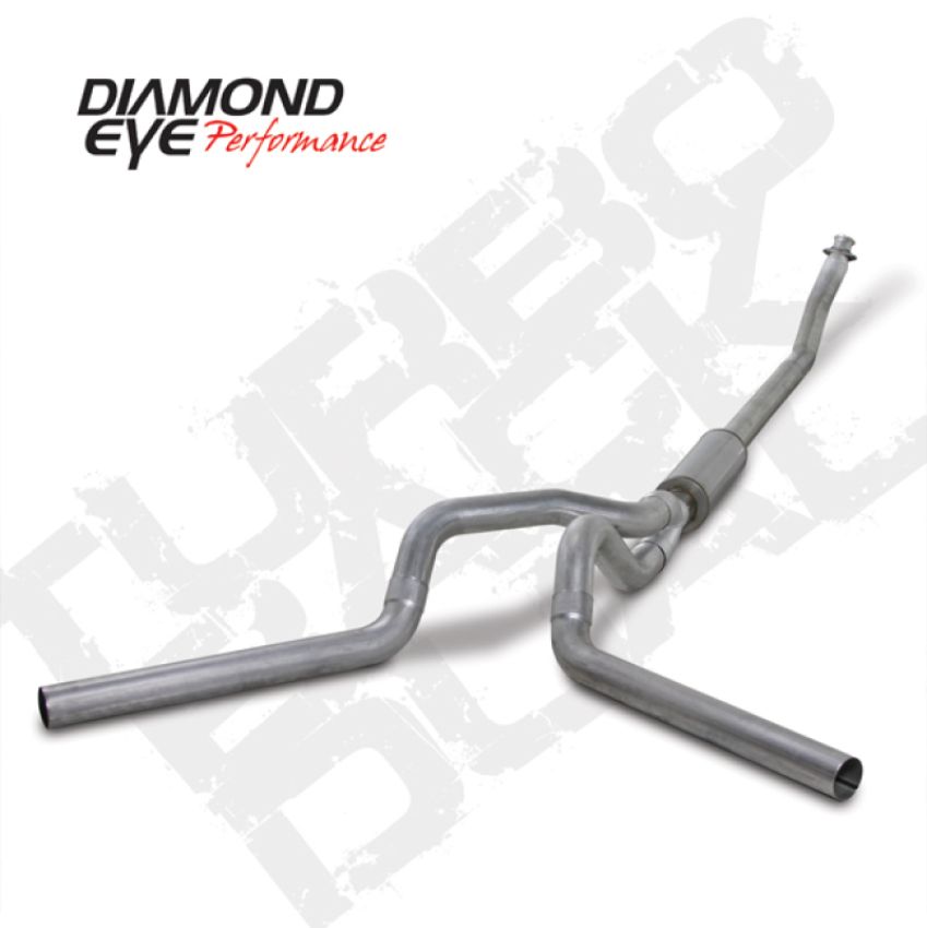 Diamond Eye Performance K4214A Diamond Eye KIT 4in TB DUAL AL: 94-02 DODGE CUMMINS 5.9L