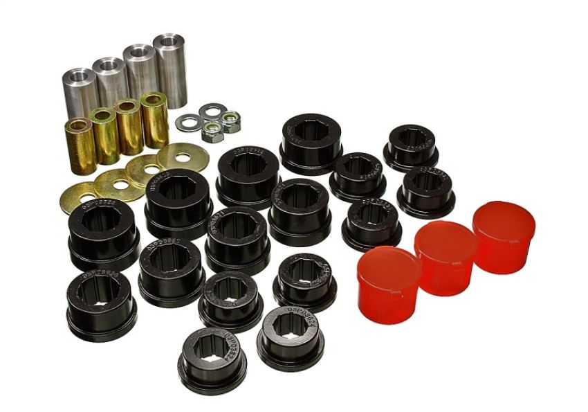 Energy Suspension 8.3135G 93-98 Toyota Supra Front Control Arm Bushing Set - Black