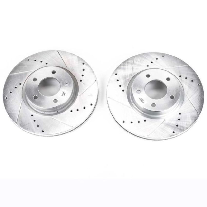 PowerStop JBR1315XPR PowerStop Evolution Performance Drilled, Slotted & Plated Brake Rotor Pair