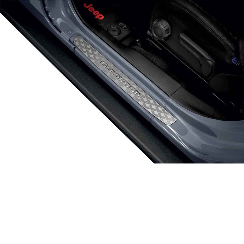 Mopar 82215552AC Stainless Steel Door Sill Guards Jeep Gladiator
