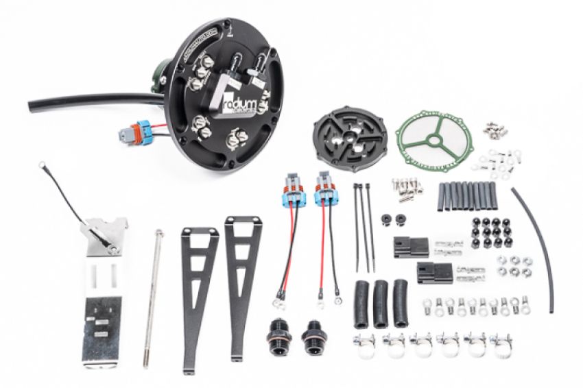 Radium Engineering 20-0732-00 FUEL HANGER, EARLY NISSAN, PUMPS NOT INCLUDED, WALBRO F90000267/274/285