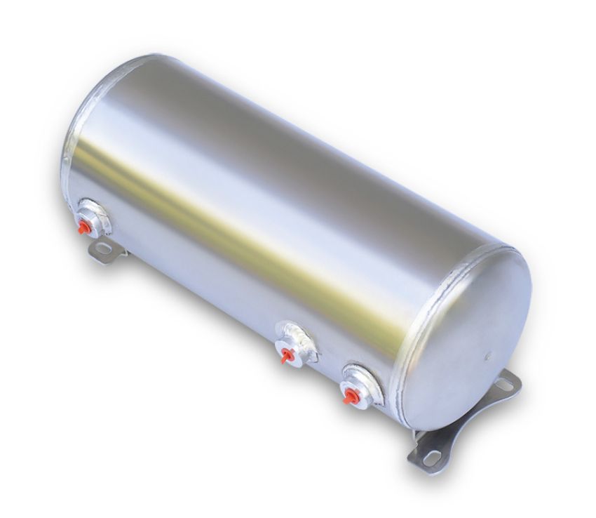 Ridetech 31913100 3 gallon aluminum air tank with two 1/4
