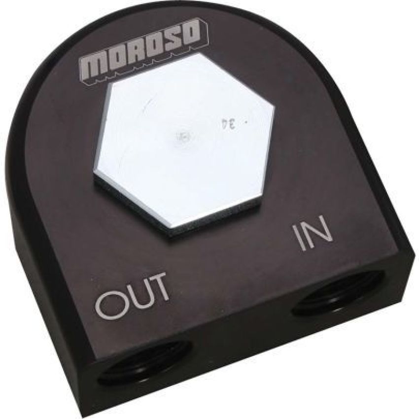 MOROSO MOR23703 Oil Filter Adapter 90-Deg Remote  13/16-16