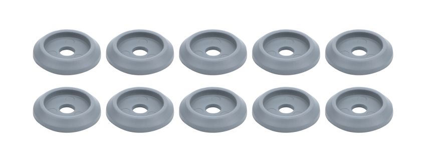 ALLSTAR PERFORMANCE ALL18850 Body Bolt Washer Plastic Silver 10pk