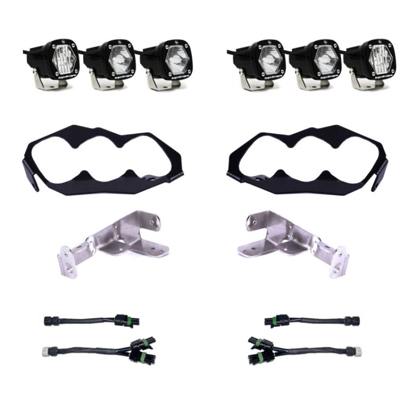 Baja Designs 448186 Can-Am Maverick R Triple S1 Headlight Kit