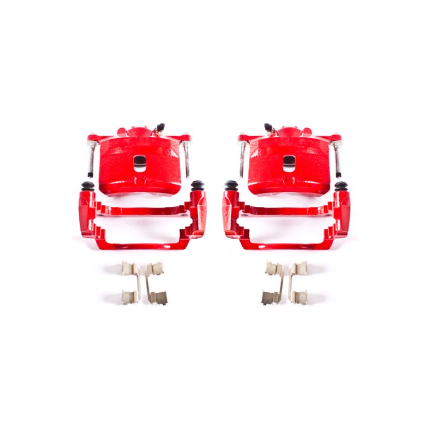 PowerStop S2658 Red Powder Coated Calipers