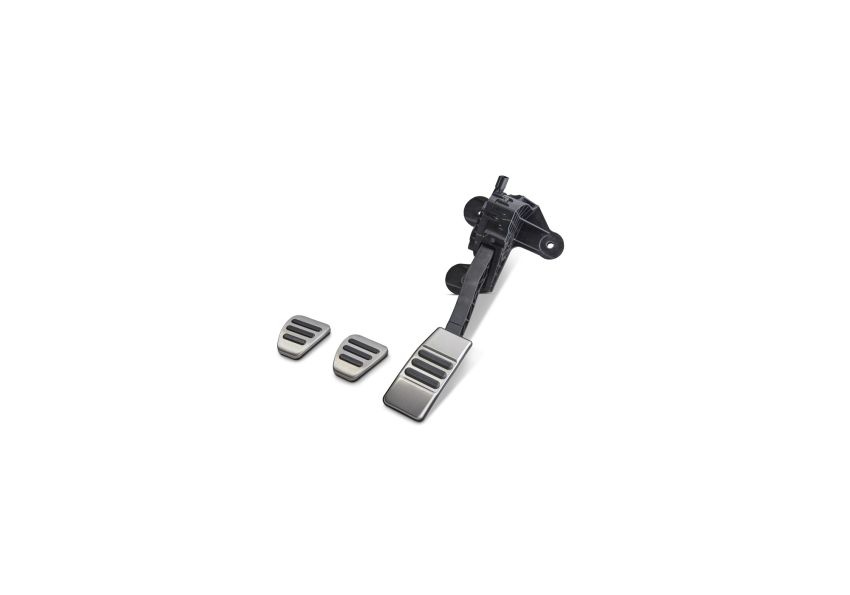 Ford Racing M-2301-BM Mustang Aluminum Pedal Kit-Manual Transmission