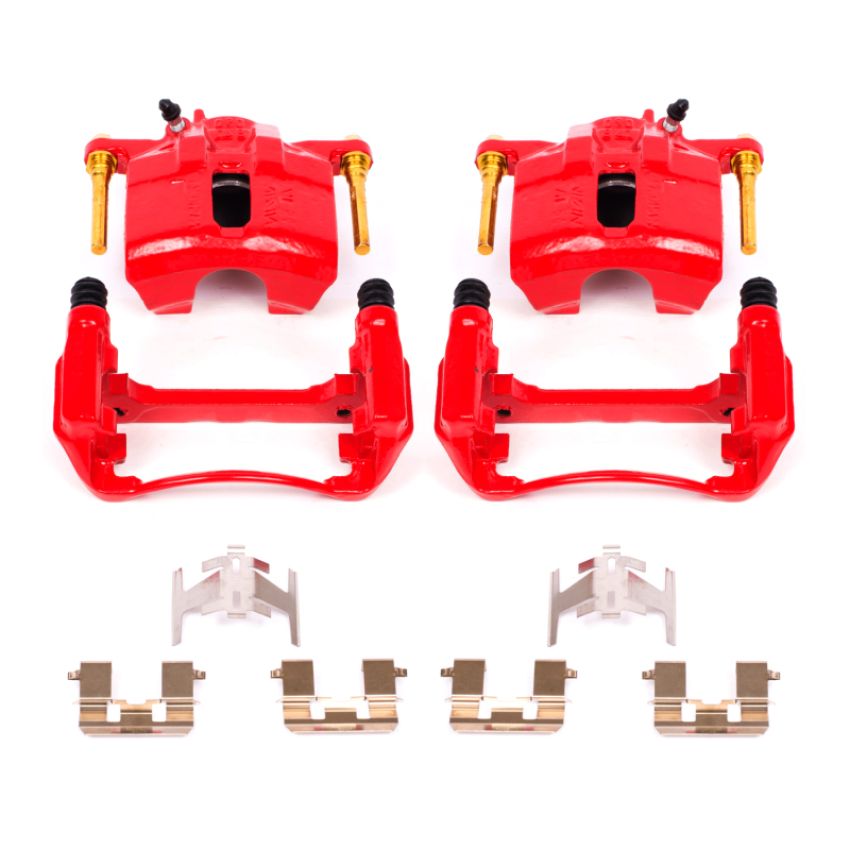 PowerStop S1460 Red Powder Coated Calipers