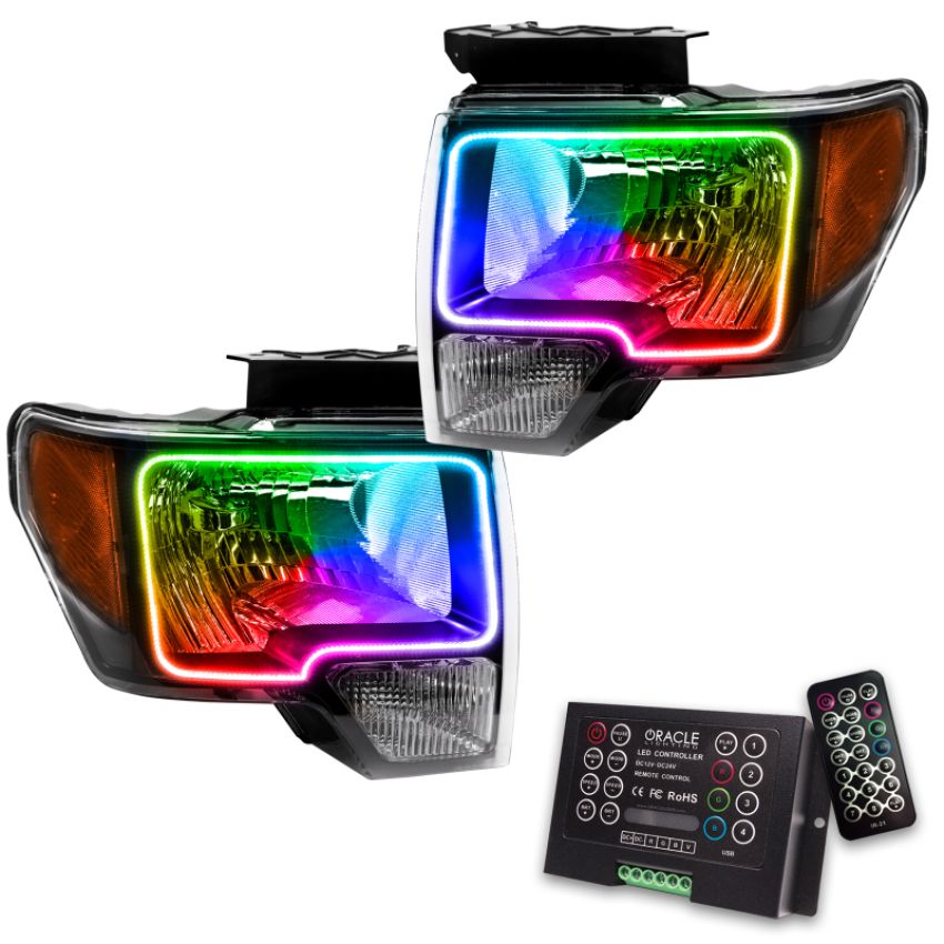 Oracle Lighting 7188-333 LED Pre-Assembled Headlights, Black Bezel, ColorSHIFT(tm) 2.0