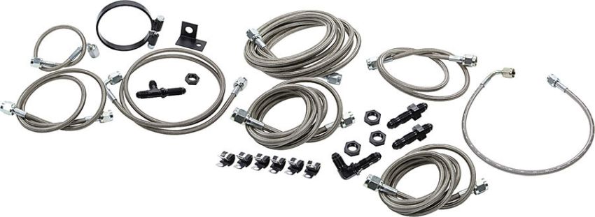 ALLSTAR PERFORMANCE ALL42052 Dirt Car Brake Line Kit Mod OEM Calipers