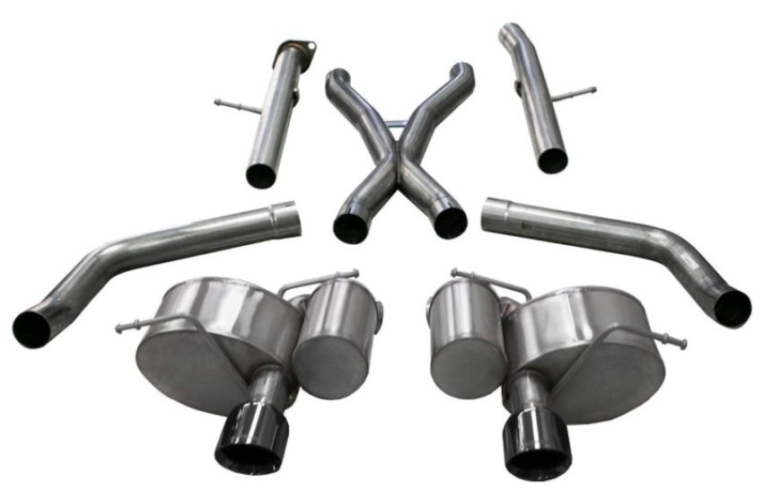 CORSA Performance 21058BLK Corsa 2012-21 Jeep Grand Cherokee SRT 2.75in Dual Rear Xtreme Cat-Back Exhaust - Black PVD TipFinish