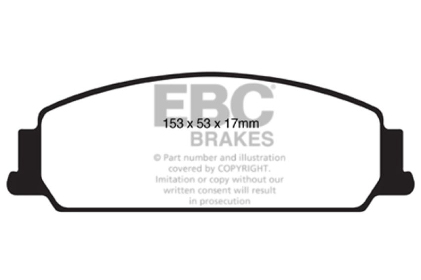 EBC Brakes DP31833C Redstuff Ceramic Low Dust Brake Pads