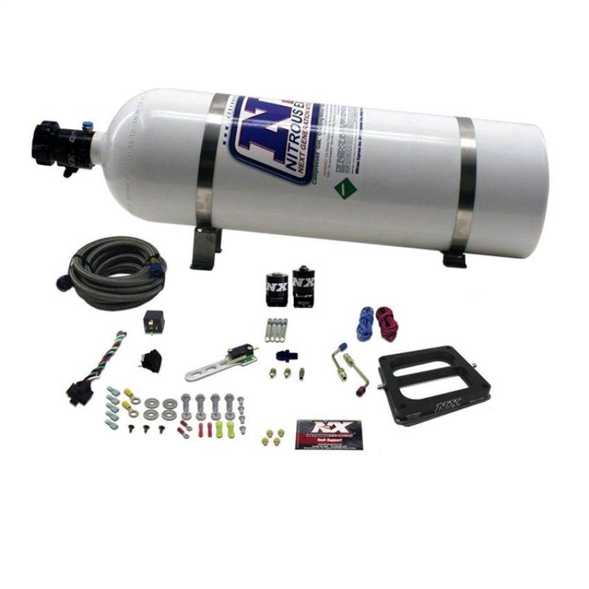 Nitrous Express 55070-15 DOM/GASOLINE (RNC) WITH 15LB BOTTLE