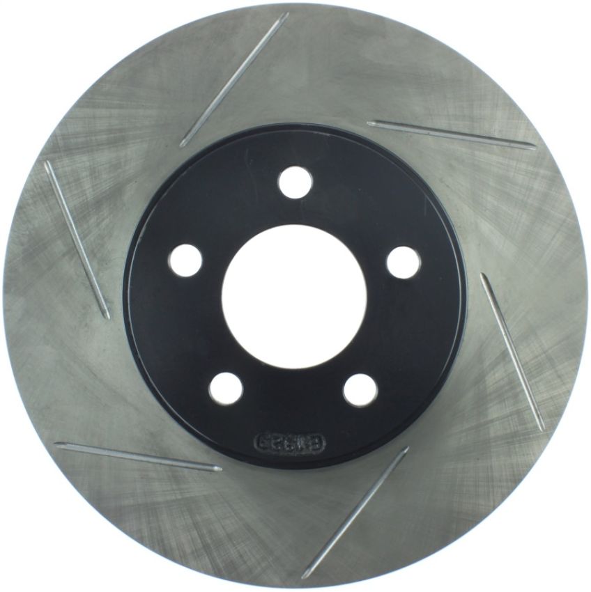 Stoptech 126.61072SR Power Slot 03-08 Crown Victoria/Grand Marquis/Lincoln Town Car Front Right Slotted Rotor